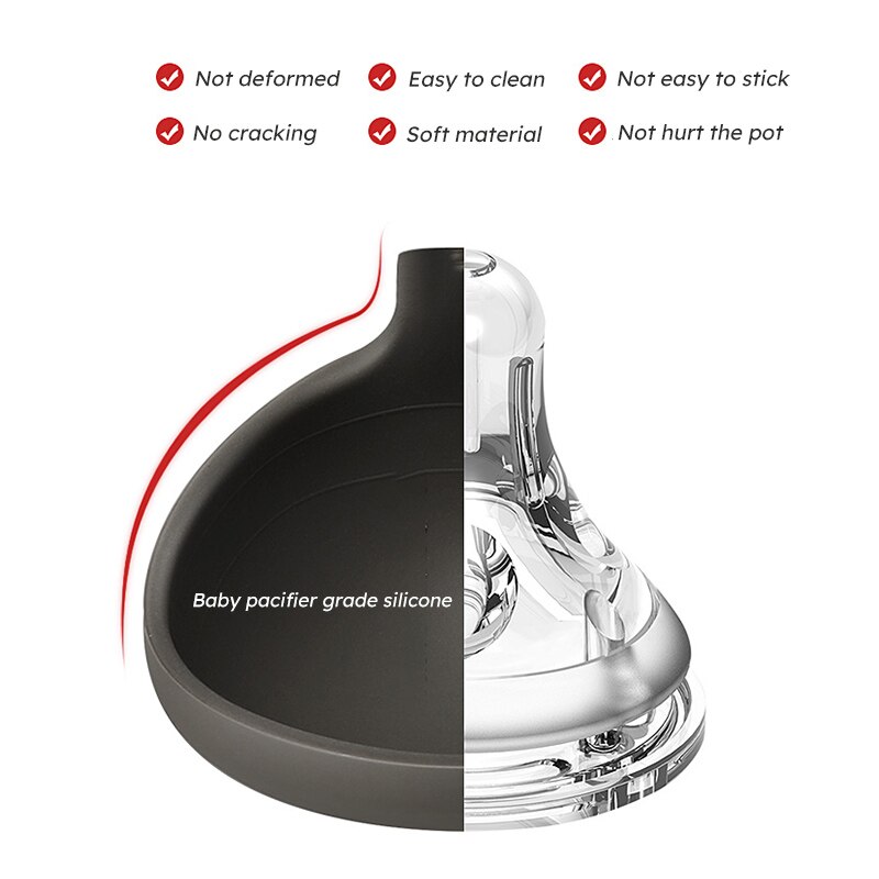 COOKER KING Silicone Ladle Heat Resisitance Kitchenware Scoop Spoon Safe Kitchen Cooking Tool Non-Toxic Material Dipper