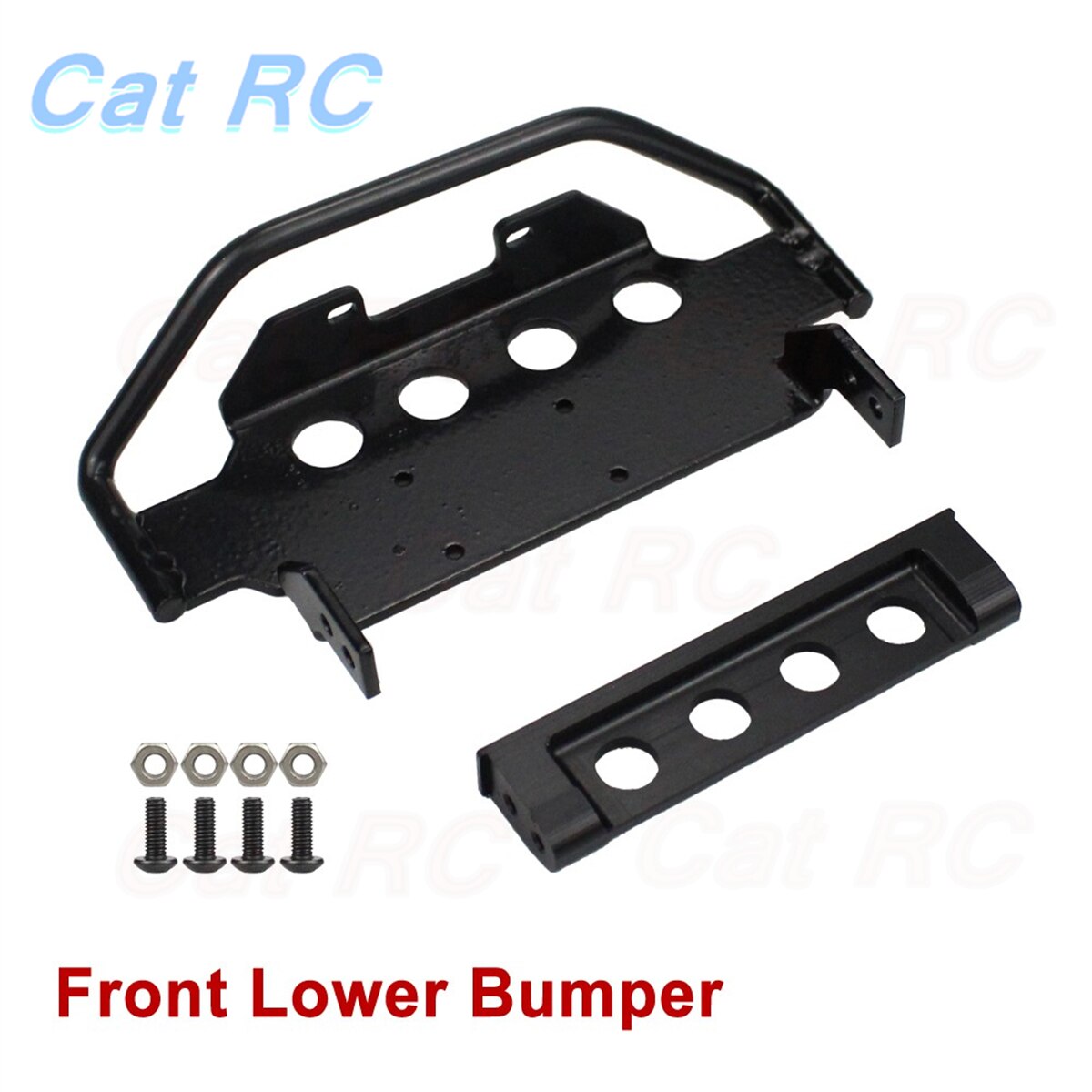 6 Piece RC Chassis Armor Set, Stainless Steel Chassis Armors Protection Skid Plate For RC Car RC Part Accessories Silver