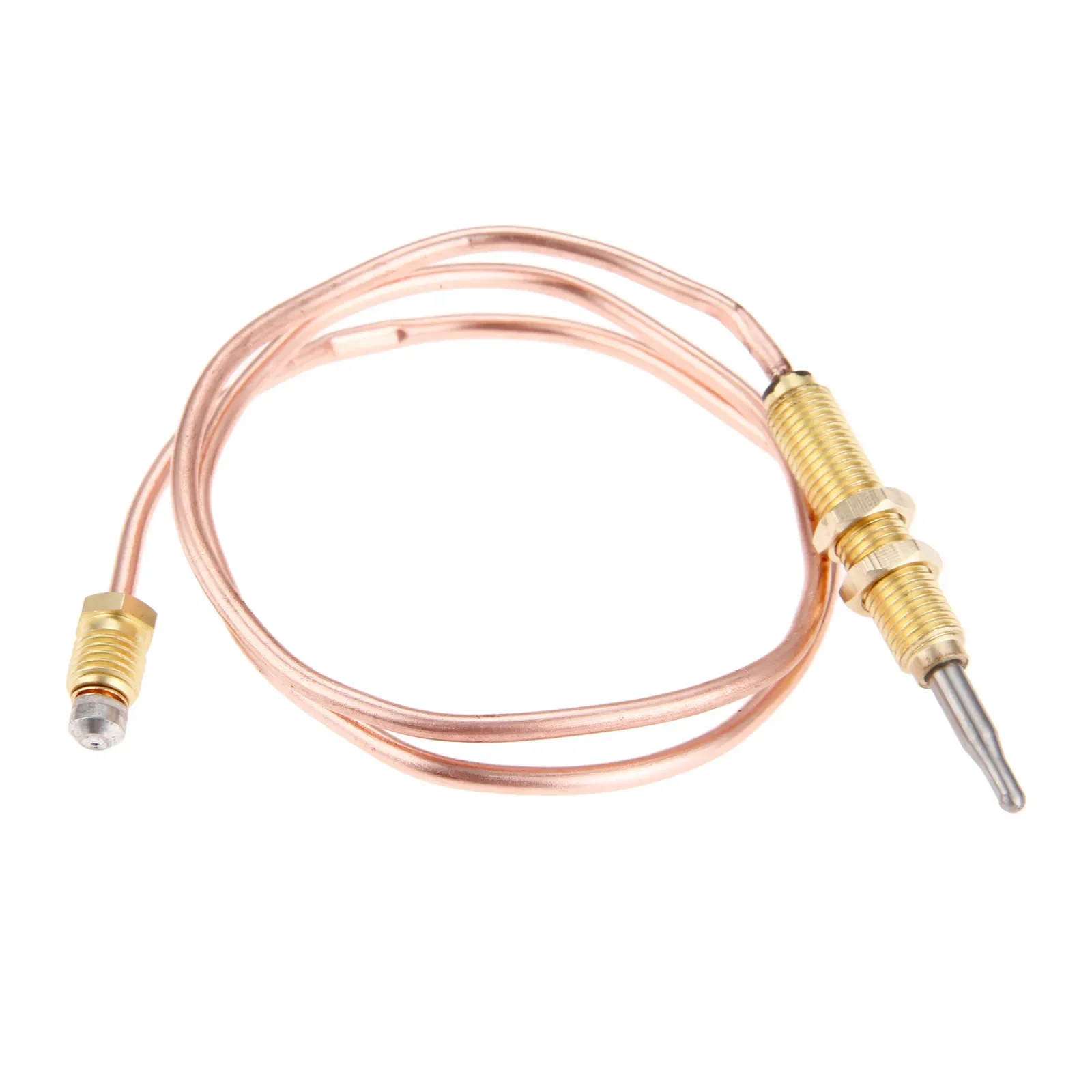 1 ud. Termopar de Gas Universal de rosca de 600mm de longitud M8 * 1 cabeza para chimenea de Gas, estufa para hacer Parrilla, cocina de Catering, calentador de Patio