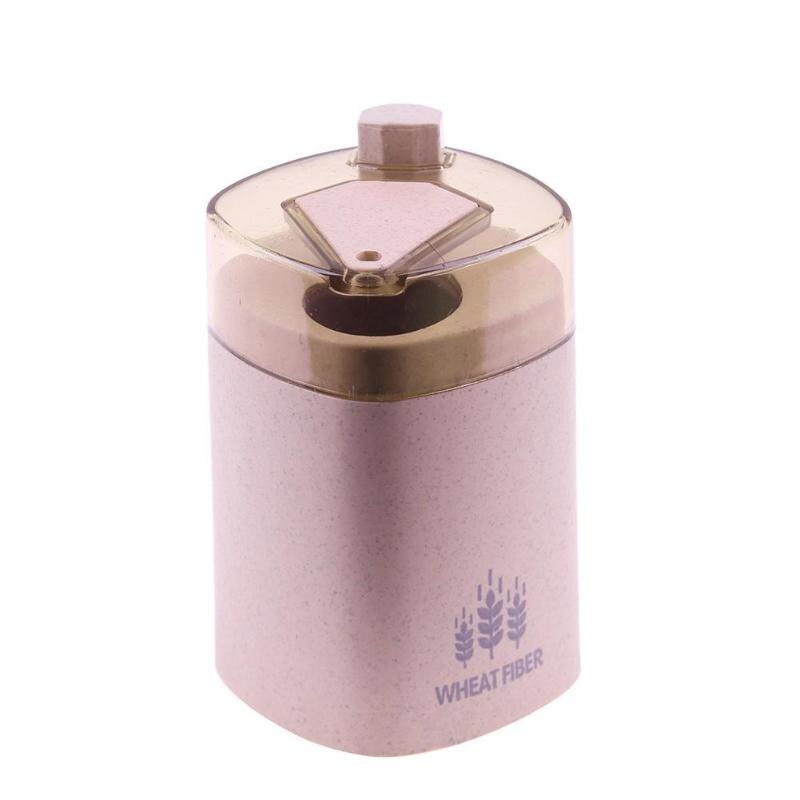 Automatic Toothpick Holder Container Wheat Straw Household Table Toothpick Storage Box Dinning Room Toothpick Dispenser