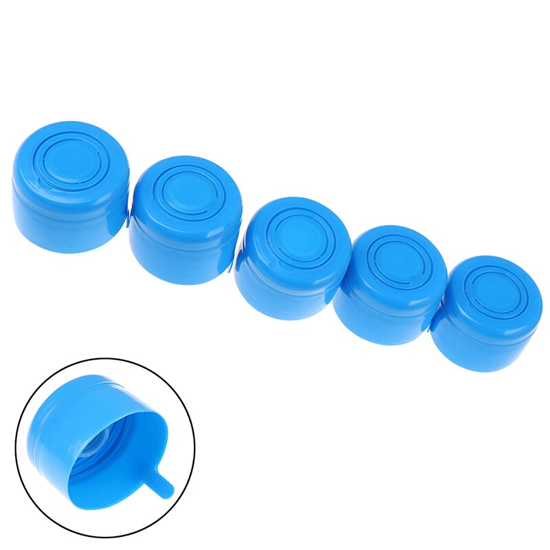 5Pcs/lot 50mm Water Bottle Snap On Lids Non Spill Reusable Replacemet Water Bottle Caps Anti Splash Peel Off Tops