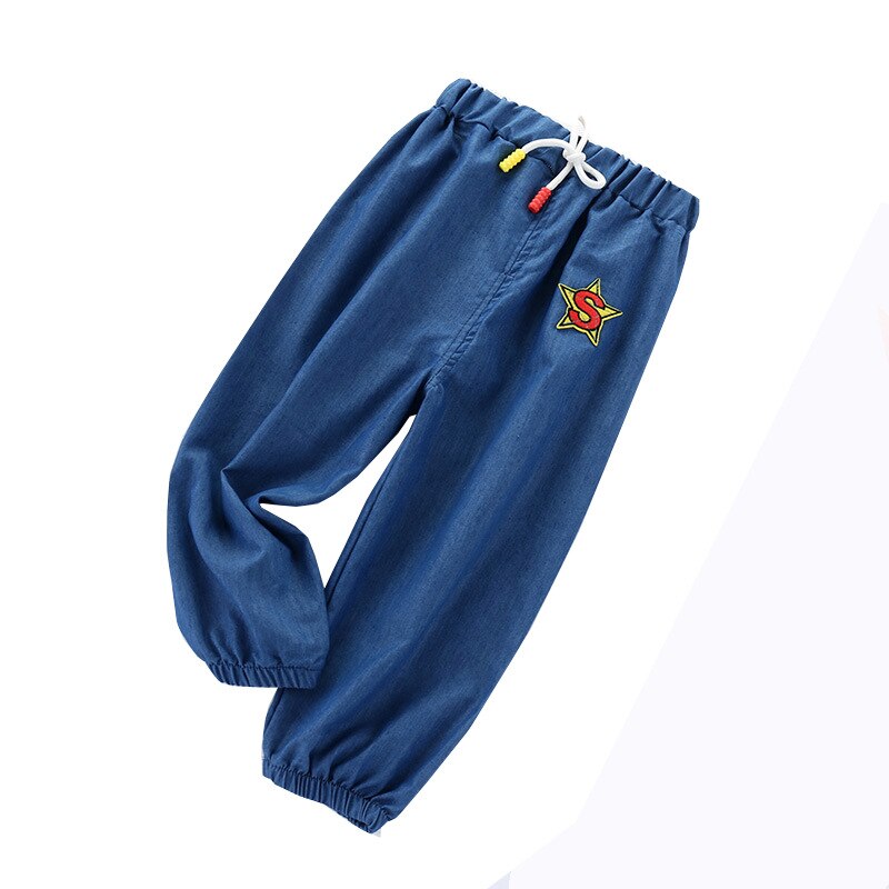 Baby drenge piger tøj tegneserie mønster print tøj børn jeans børn bukser sommer afslappet denim bukser piger jeans