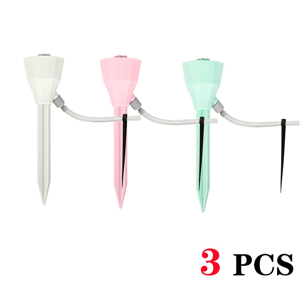 1/3PCS Automatic Drip Irrigation System Bottle Cap Watering Dripper DIY Sprinkler Garden Greenhouse Plant Moisturizing Reusable: B - 3PCS