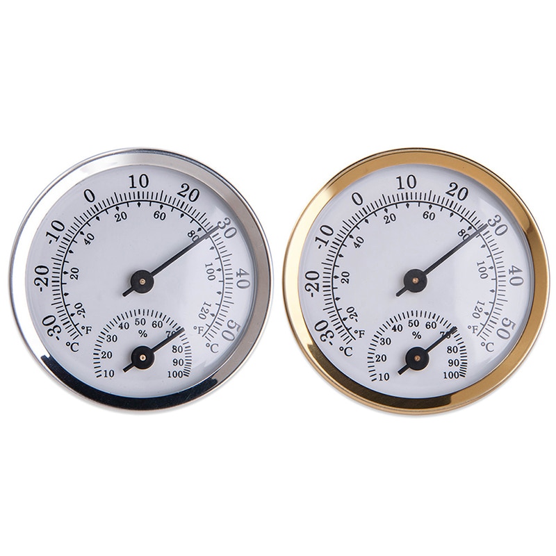 Husstands luftfugtighed temperaturmåler måler vægmonteret temperatur fugtmåler termometer hygrometer til saunarum