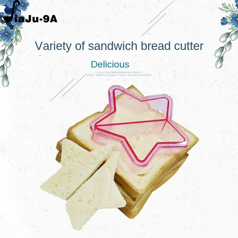 Cortadores de sándwiches para niños, molde de plástico para cortar pan de comida, sellador, cortador de almuerzo, para niños, accesorios de cocina