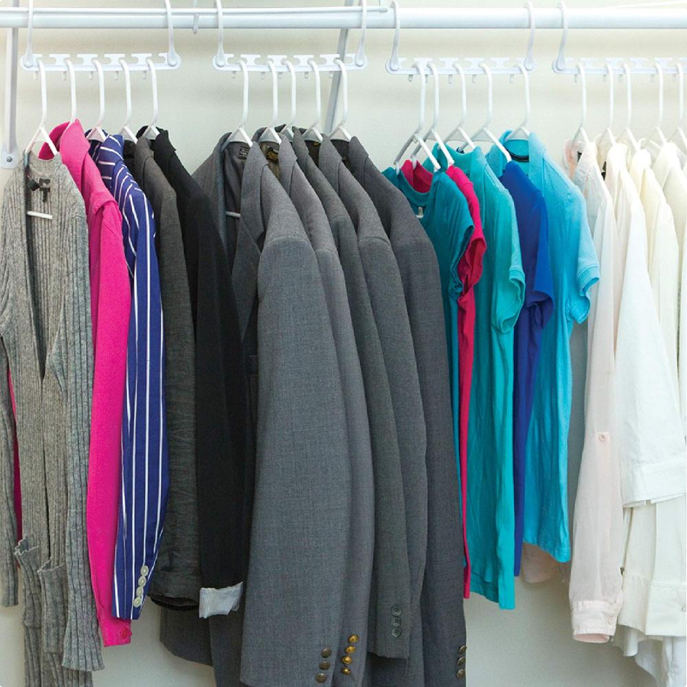 6Pcs Multi-functional Magic Space Saving Hangers for Clothes Cabinet Kledinghanger Closet Organizer Hanger Kleerhanger VISMOORE