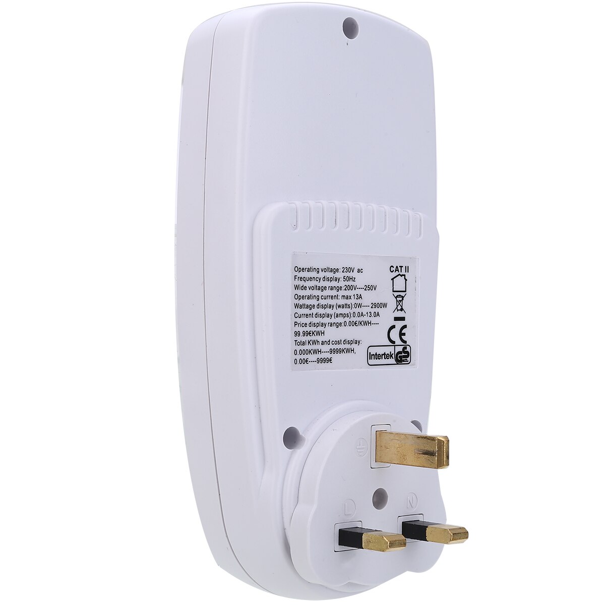 230VAC UK Plug Electricity Consumption Power Meter Energy Watt Electrical Analysis 50HZ 13A Instruments Energy Meters
