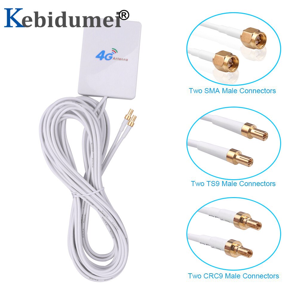 28dBi 4G antenne CRC9 SMA TS9 connecteur haut débit antenne Signal amplificateur pour Huawei 4G 3G LTE routeur Mobile GDeals