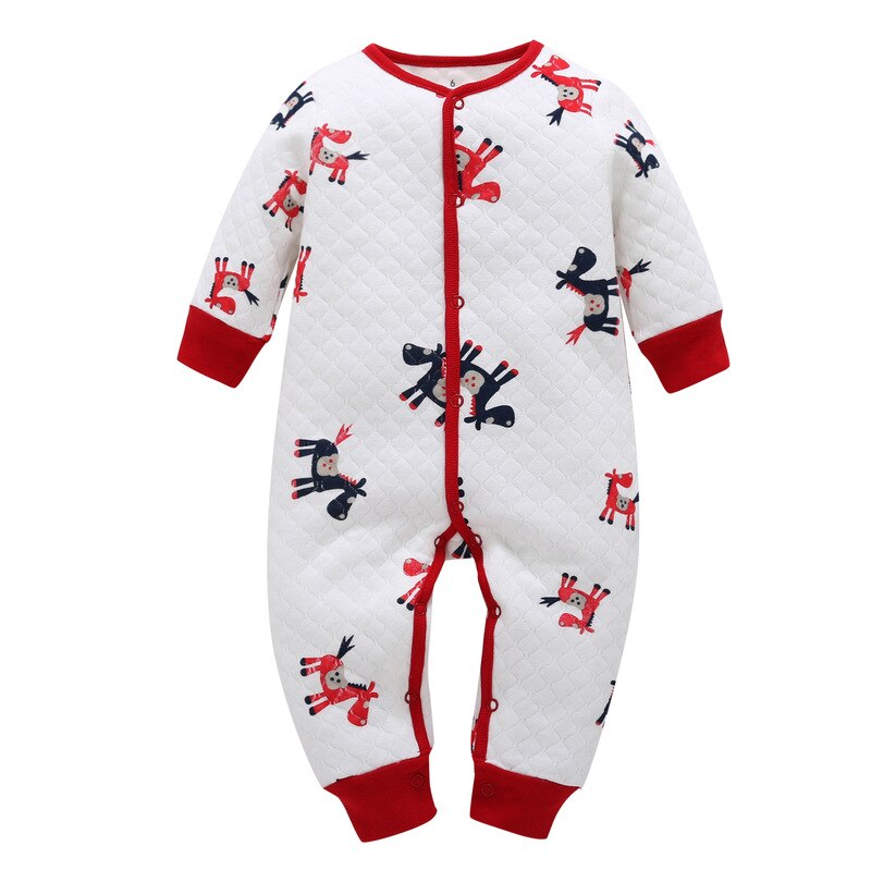 Carter Toddler Autumn and Winter BABY Boy and Girl Long Sleeve BODYSUIT: SK-A034 White Horse / 18M