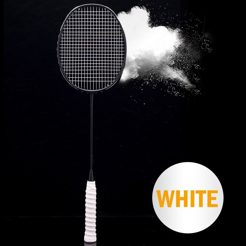 4U 80g Strung Badminton Racket Carbon Badminton Racquet carbon fiber Wristband giveaway