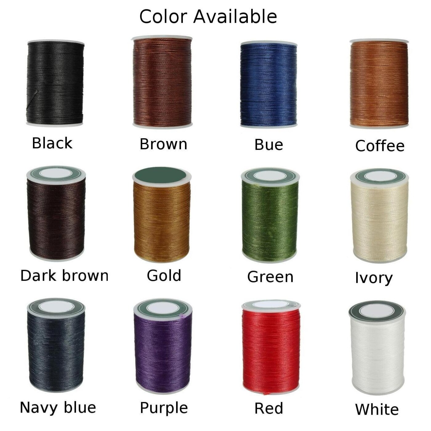 Hilo para coser cuero de 3 capas, cuerda plana de poliéster encerado de 0,8mm, bricolaje, hilo de artesanía para reparación de zapatos, sombreros y artesanías