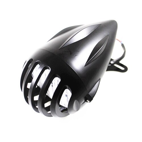 12v Motorcycle Bullet Head Light Headlight Lamp w/Bracket Mount For Harley Dyna Electra Glide Softail Cruiser Offroad