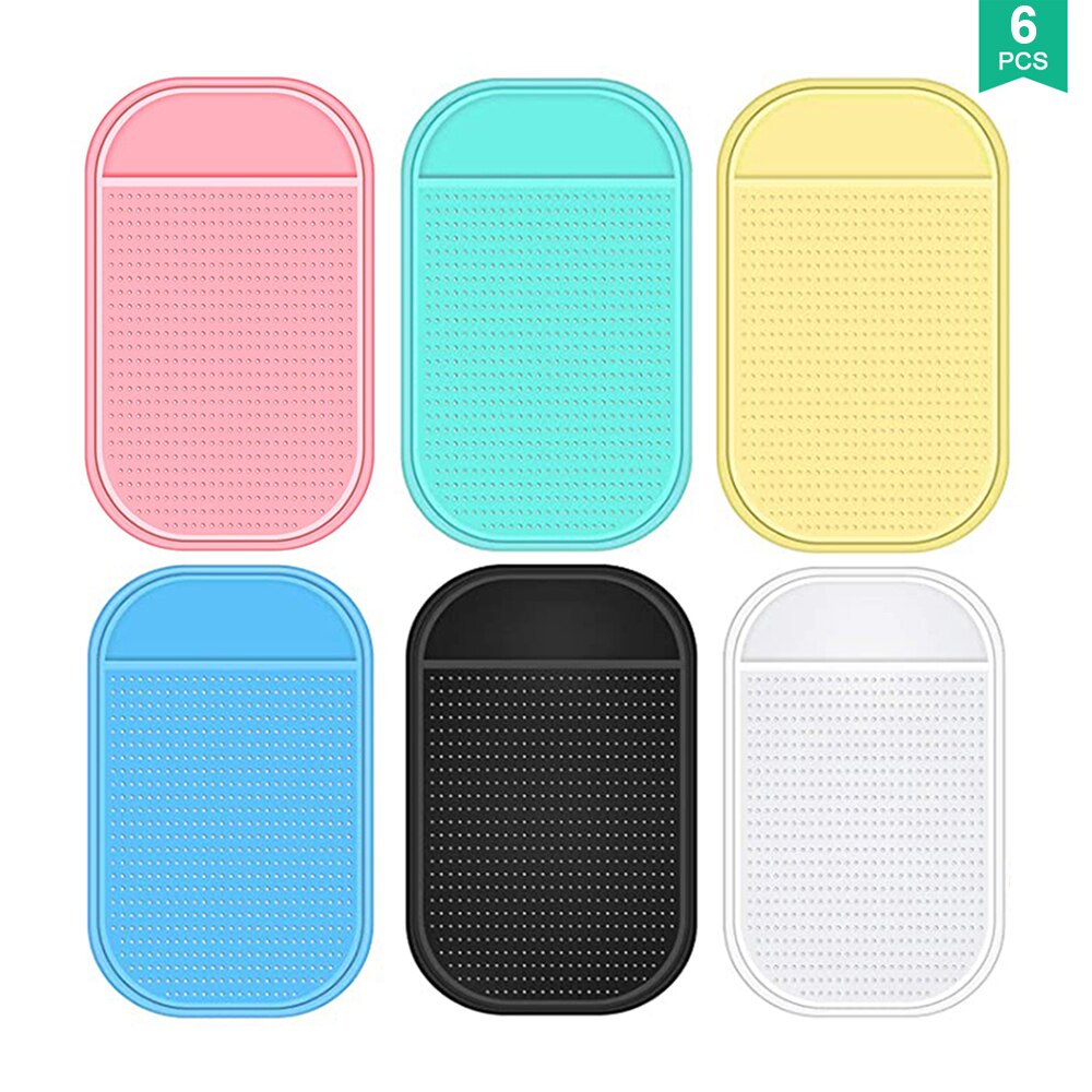 2/4/6 Stck Anti-Unterhose Klebrige matt Diamant Malerei Werkzeuge Tablett Nicht-Unterhose Matte Halfter für halten fach Diamant Stickerei Zubehör: 6 Stck mischen Farbe