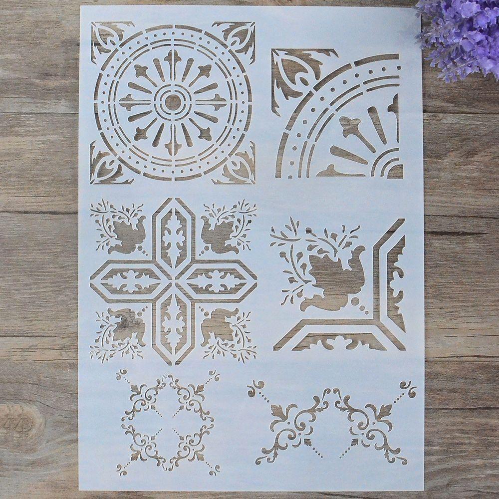 Stencil Sjabloon Voor Schilderen Op Hout, Stof, Papier, Airbrush, Muren Art, Multifunctionele Scrapbooking Decor: D