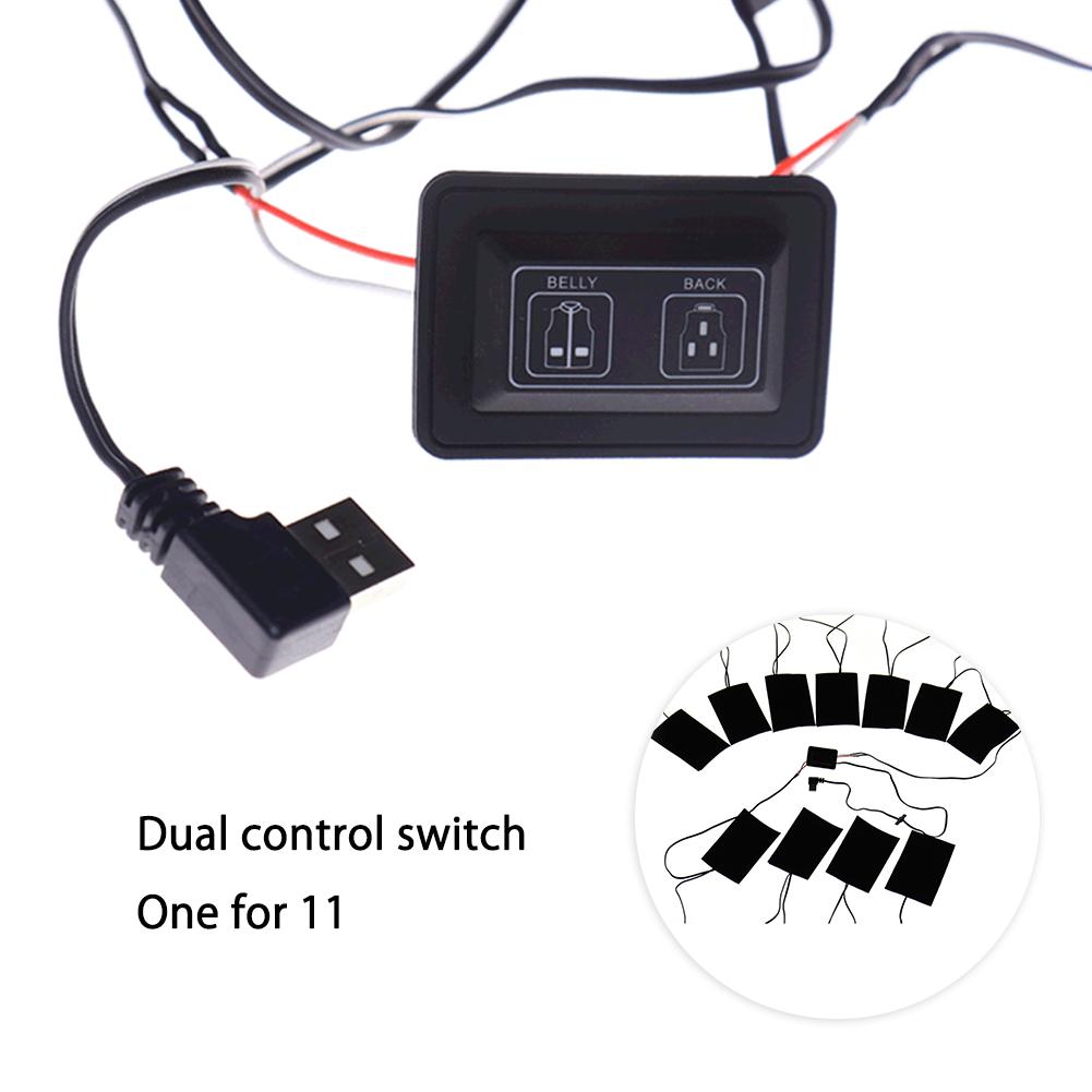 Clothes Heater Band Dual-control Heating Clothing Heating Sheet Composite Fiber Heating Wire One Eleven Electric Heating Sheet