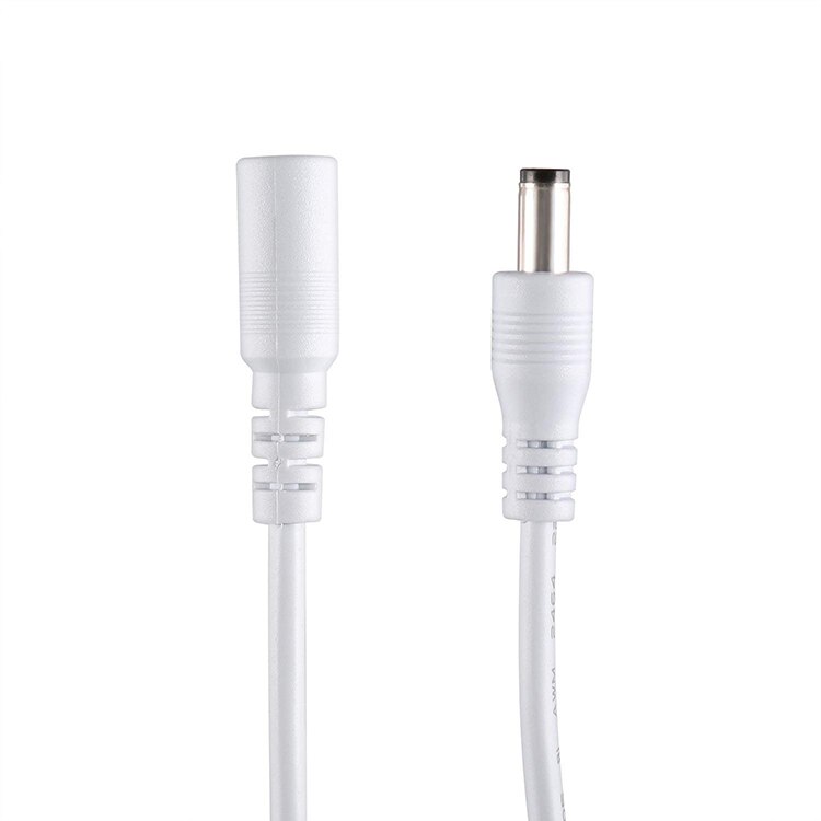 DC 12v Power Supply Cable 5.5mm x 2.1mm Extension Cord 10ft