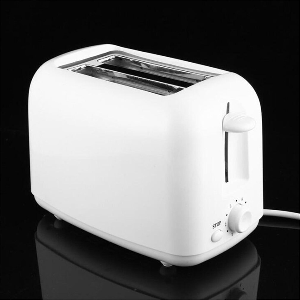 Automatic Toaster 2-slice Breakfast Sandwich Maker Machine 800W 220V 7-speeds Baking Cooking Appliances Home Office Toaster 60hz: Default Title