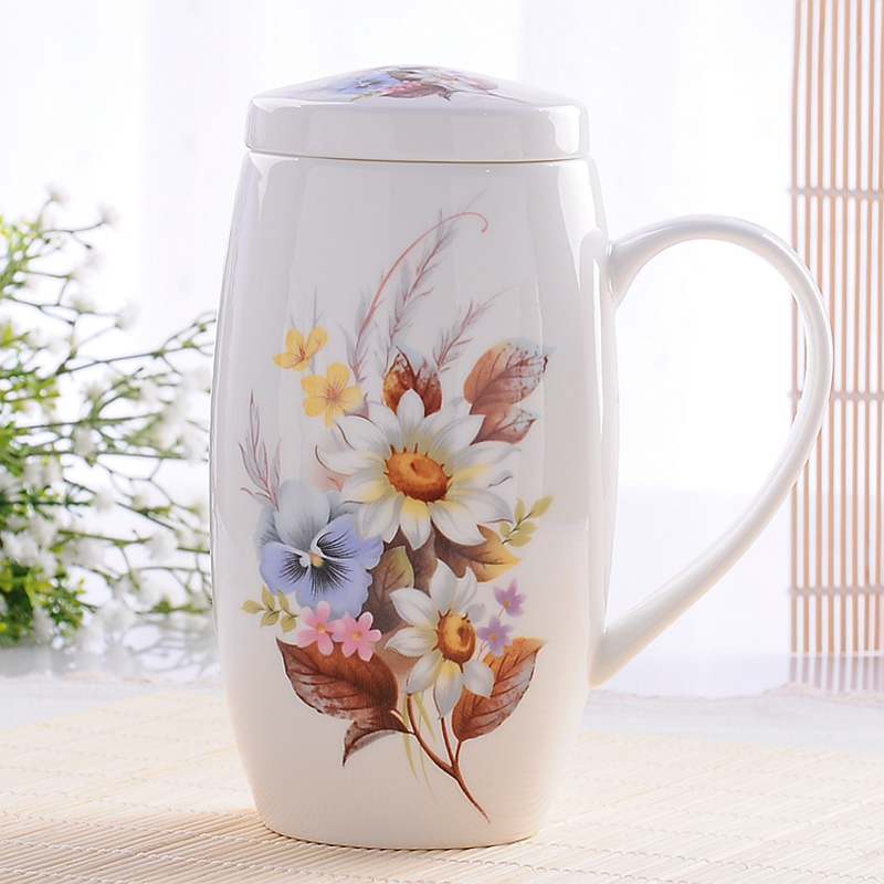 700ml,  bone porcelæn stort kaffekrus, keramisk tumbler te-tid, stort krus julekop, porcelæn stort krus, emalje kop taza