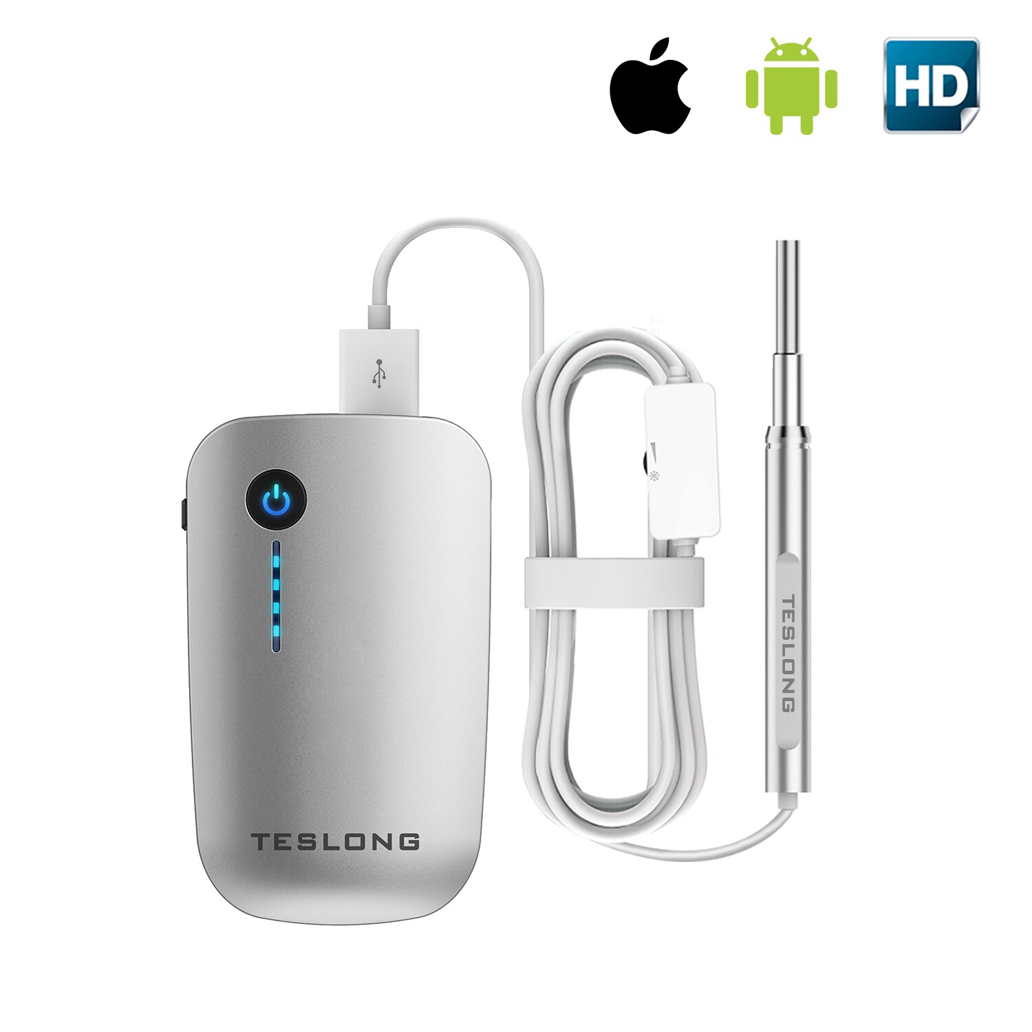 4,3mm WiFi Ohr Otoskop Drahtlose HD1080P Digitale Endoskop Ohr Inspektion Kamera Ohrenschmalz Reinigung Werkzeug mit 6 LED für IOS Android