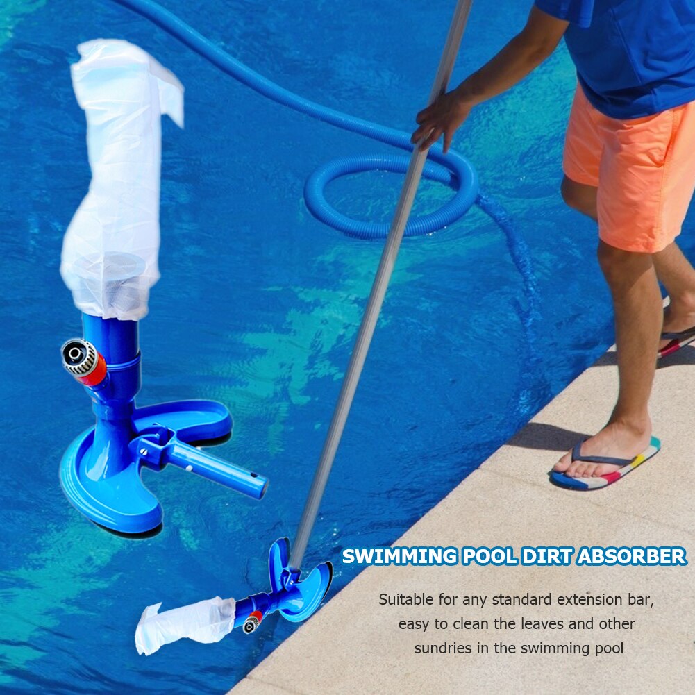 Swimming Pool Vacuum Cleaner Pool Cleaner Portable Swimming Pond Fountain Vacuum Cleaning Brush Cleaning Tool EU Plug
