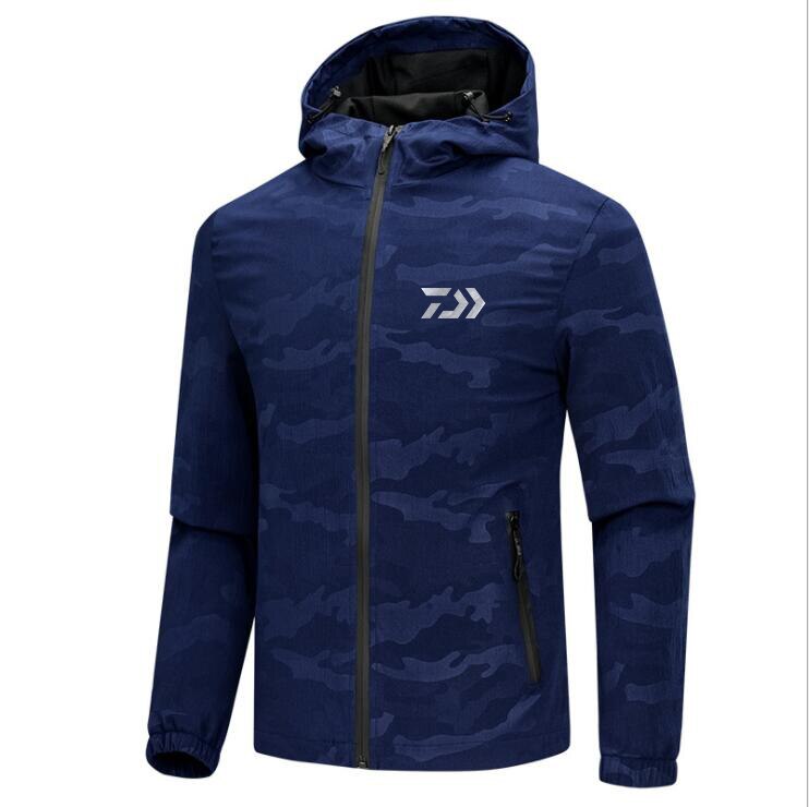 Men's Breathable Fly Fishing Wading Jacket Waterproof Fishing Wader Jacket Clothes Outdoor Hunting Fishing Clothing