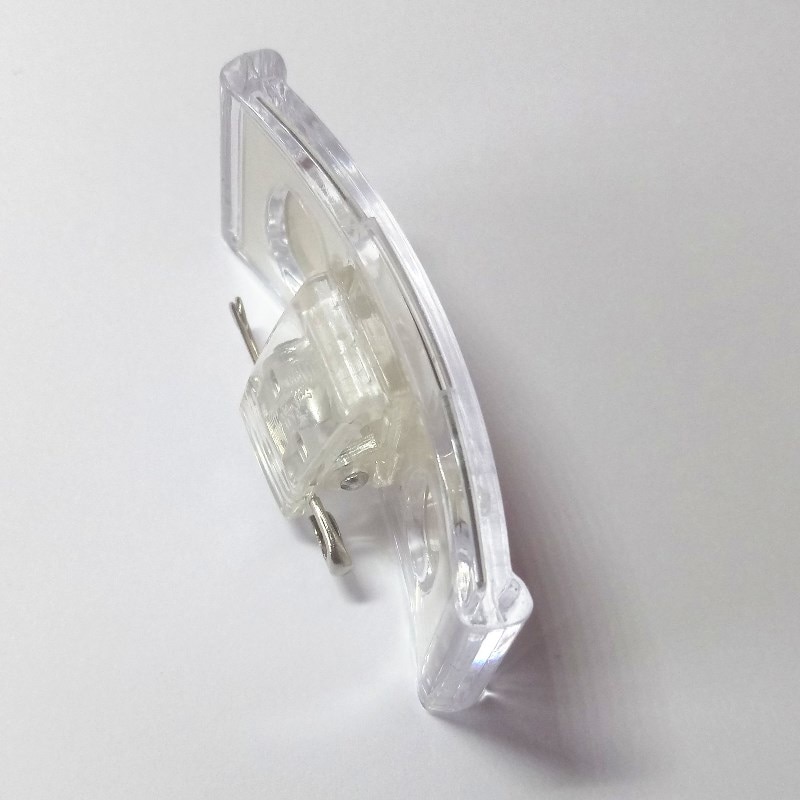 Business Image card rectangle badge work card pin badge card employee number clip can change paper