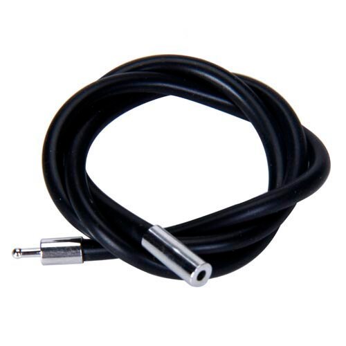 3mm lange zwarte rubberen koorden 35.5cm heren en dames