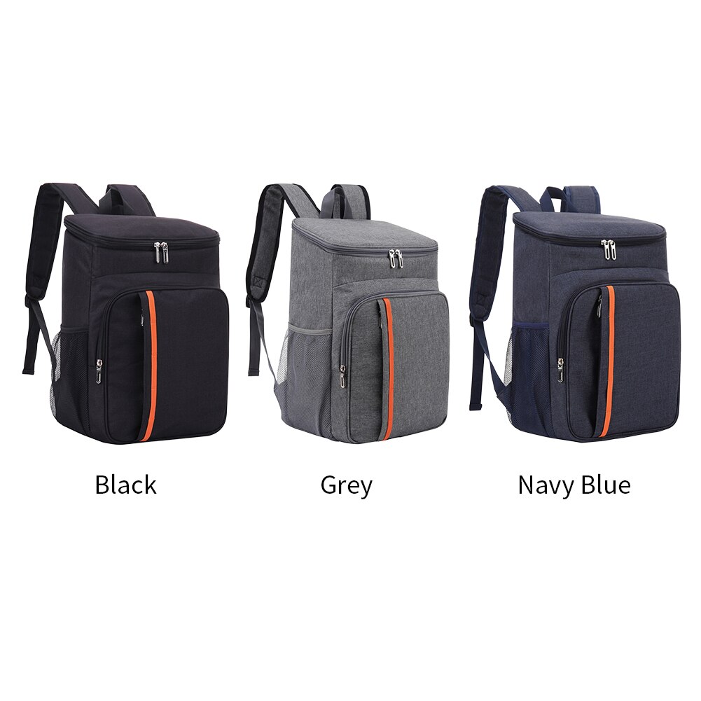 Mochila de tela Oxford de gran capacidad, fácil de limpiar, suave, para acampar en la playa, Picnic, almuerzo ligero, Unisex, impermeable al aire libre