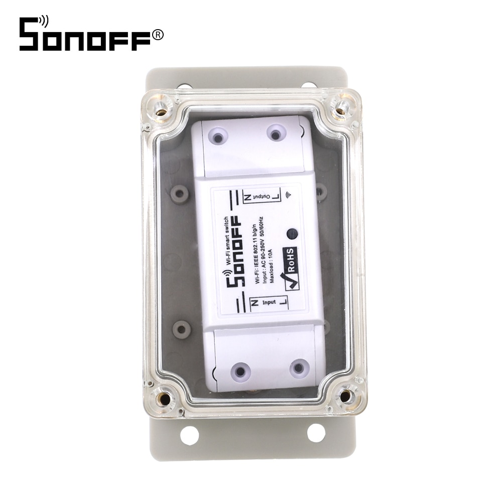 Sonoff Universal Wireless Wifi Switch IP66 Junction Box Waterproof Case Water-Resistant Case Shell for Smart Home Module Basic