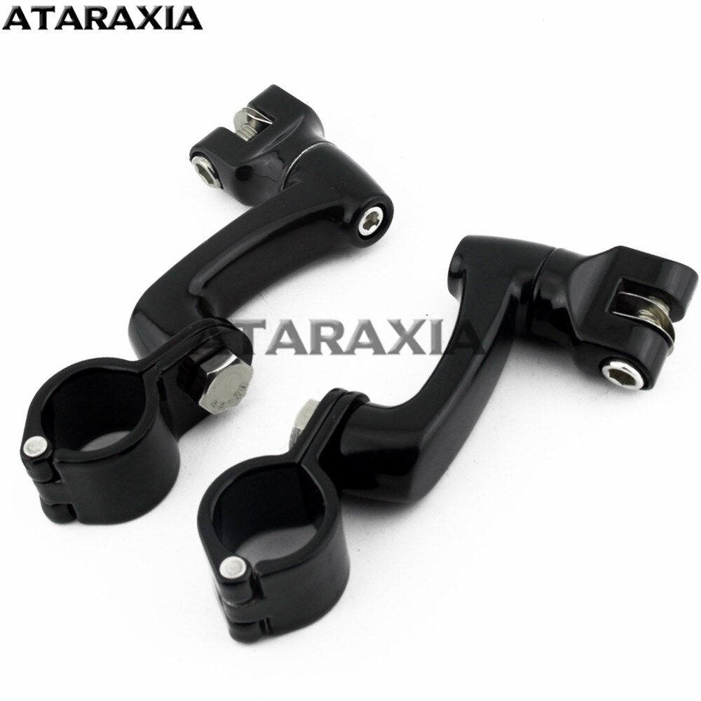 Motorfietsonderdelen voetsteunen rusten voor harley-davidson touring mannelijke voetsteunbevestiging crash bar voetsteunen klem snelweg voetsteunen voetsteunen: Penmontage