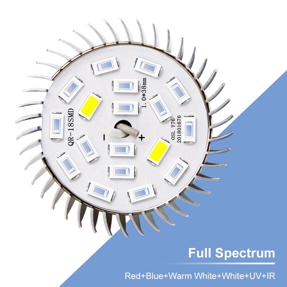 LED Grow Light 220V 18leds 28leds Indoor LED Plant Light Full Spectrum For Plants Hydroponics Flowers Vegetables Grow Tent