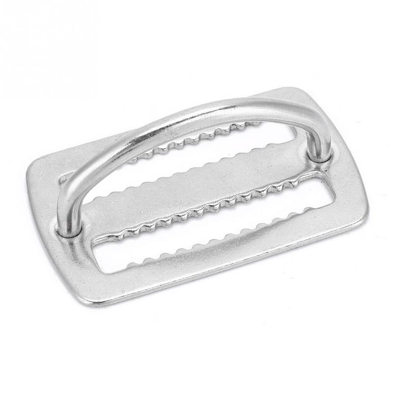 KEEP DIVING 50mm Swimming Diving D-Ring Stainless Steel Snorkel Scuba Swim Slide Buckle Strap Belt Keeper Diving Accessories
