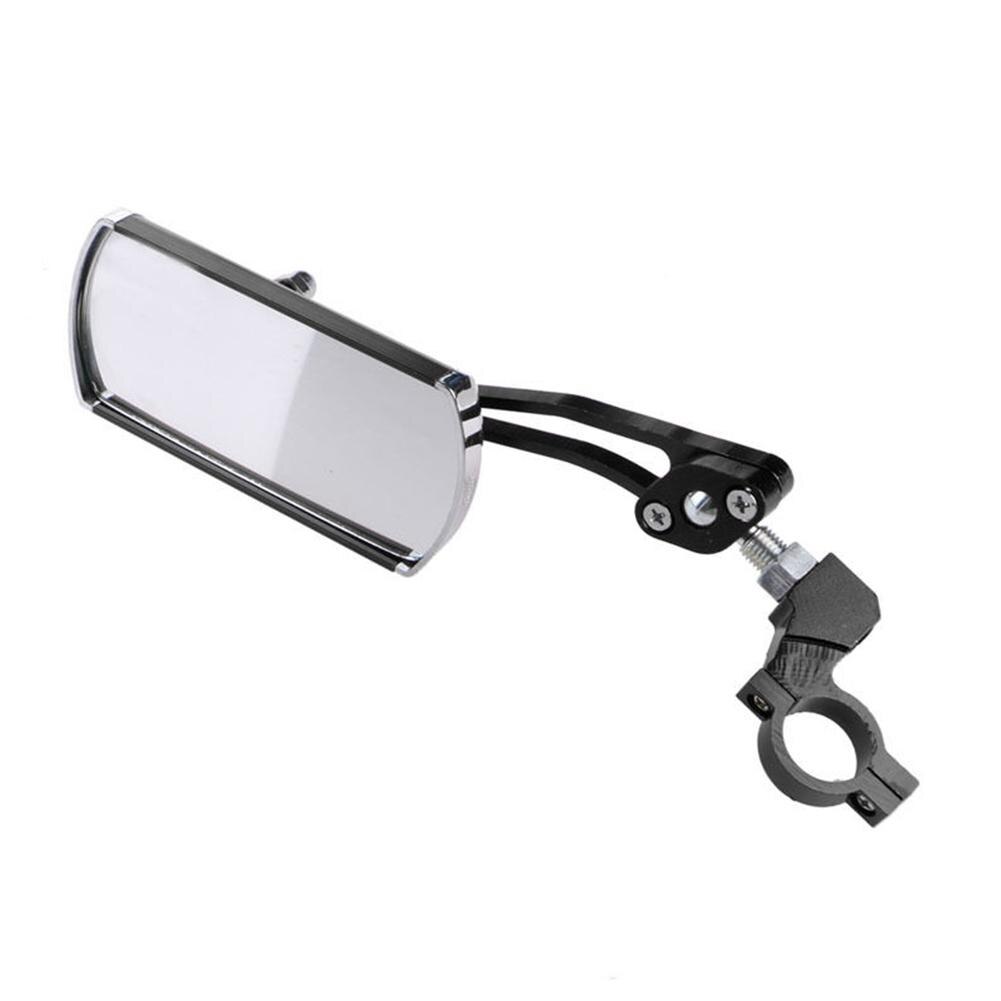 Espejo retrovisor para bicicleta de montaña y carretera, montaje en manillar, seguridad: Negro
