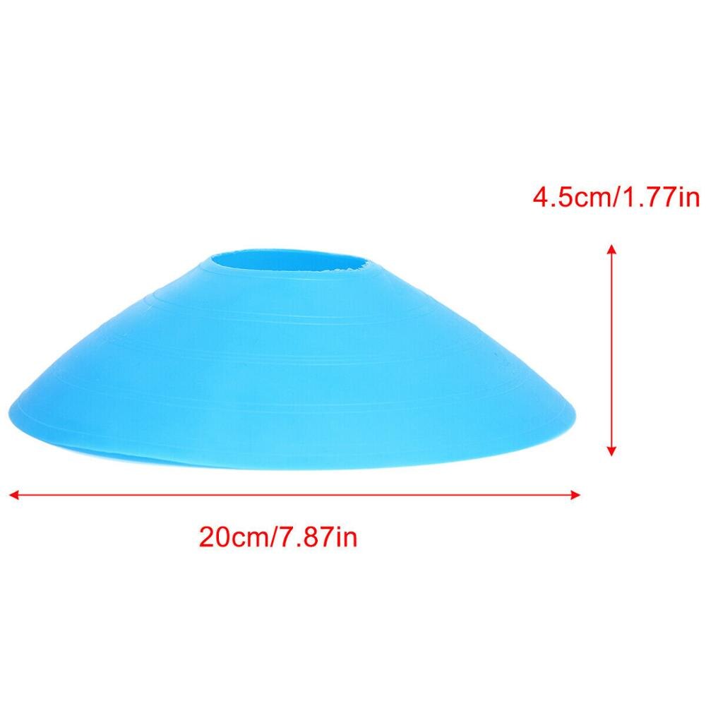 10Pcs/Set Football Training Sign Disc Cone Marking Plate Field Cone Marker Discs Soccer Training Accessories