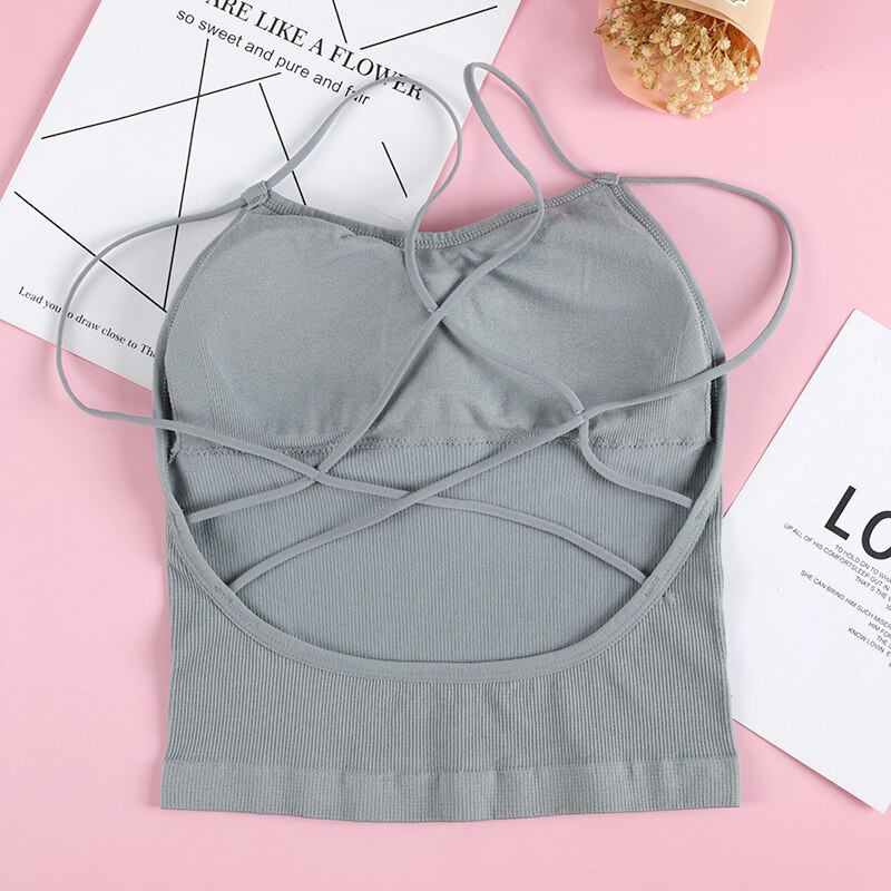 Salspor Cross Mooie Terug Hemdje Soft Mode Comfortabele Lingerie Vrouwen Ademend Vrouwelijk Ondergoed