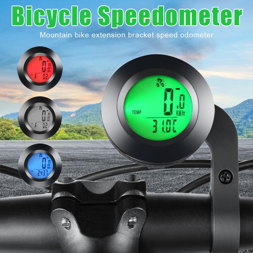 Waterdichte Mountainbike Codetabel Lichtgevende Draadloze Gps Lcd-scherm Digitale Snelheidsmeter Kilometerteller Fietsen Teller Accessoires