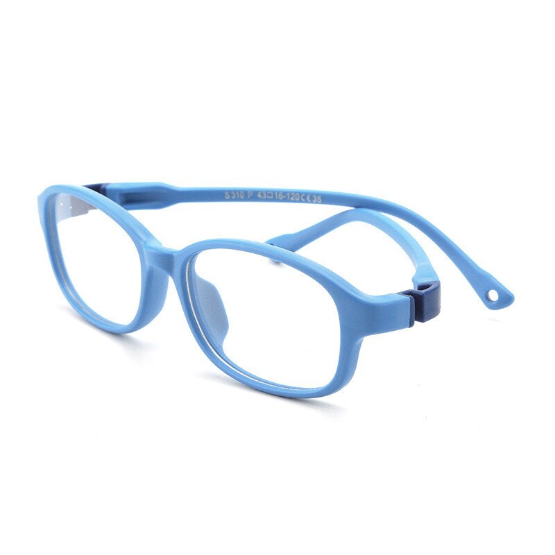Seemfly, gafas desmontable ultraligeras para niños y niñas, montura redonda de silicona suave, gafas para niños, gafas ópticas de Color sólido
