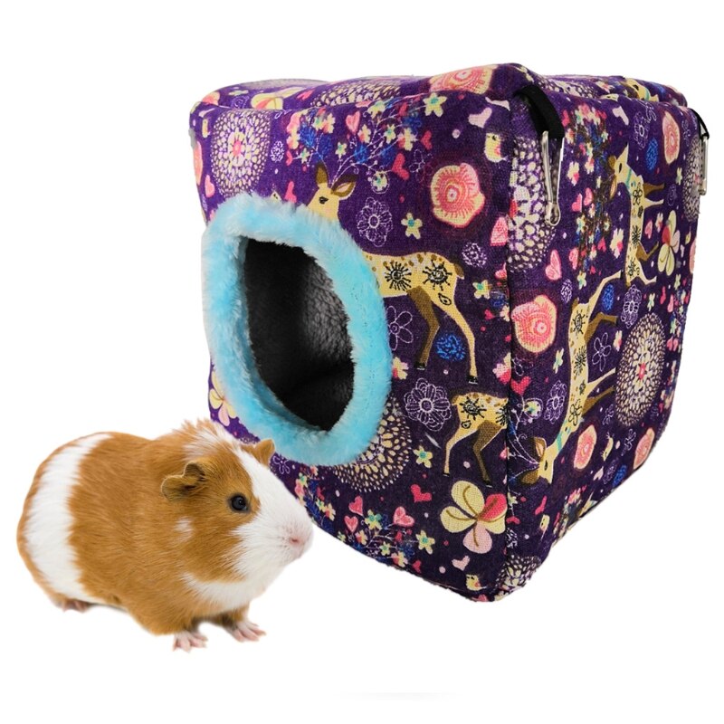 Oiseau peluche hamac hiver Sika cerf suspendus nids perroquet maison lit de couchage Cage blottir grotte cabane