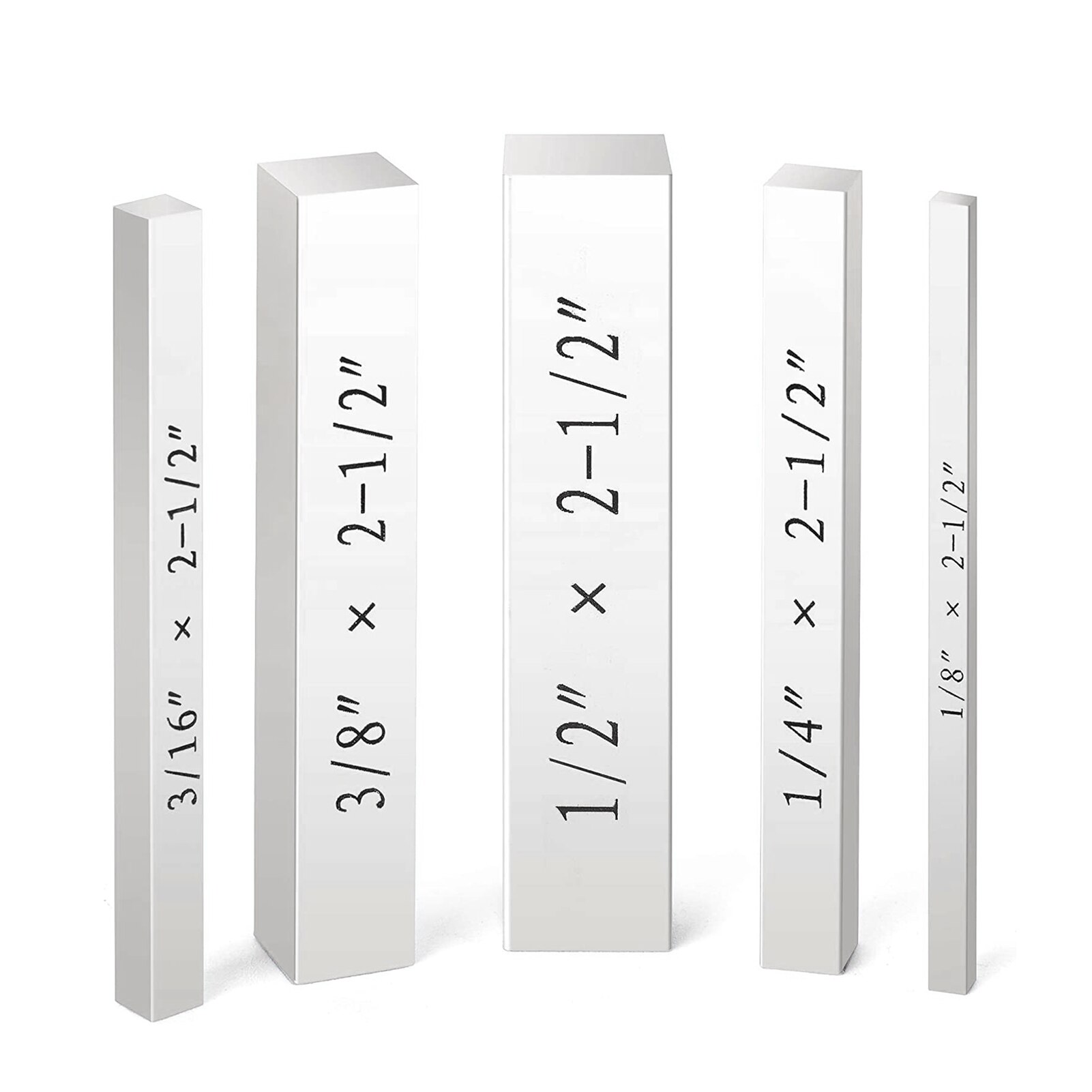 Set-Up Blocks Set 5pcs Gauge Blocks with Engraved Markings Machinist Tool Woodworking Tool for Precise Height Distance Setup