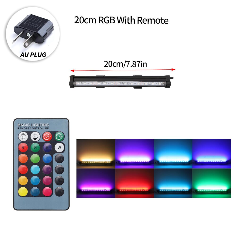 Submersible RGB Light Making Oxygen Underwater Color Changing LED Air Bubble Lighting Aquarium Air Bubble Lamp for Fish Tank: SZD-A20RM-AU