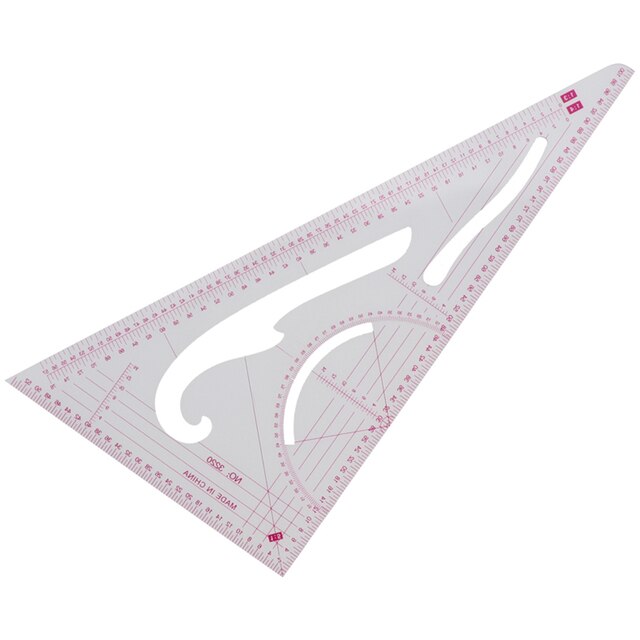 Cloth Rendering Illustration Ruler Sewing Model Drawing Template Model For Female Clothing Rulers: C