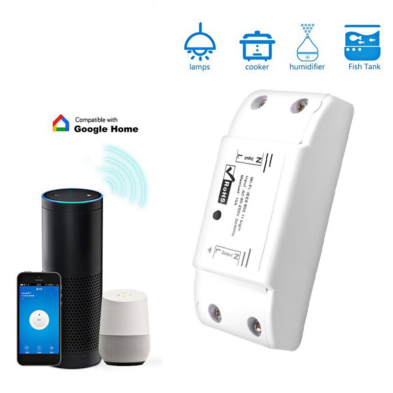 DIY WiFi Smart Light Switch Universal Breaker Timer Wireless Remote Control Controller Works With Alexa Home *