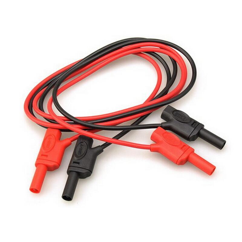 UNI T UT-L08 MultiMeter Test Extension Lead Probe multi meter Kabels Mannelijke plug Dubbele Isolatie Red & Black
