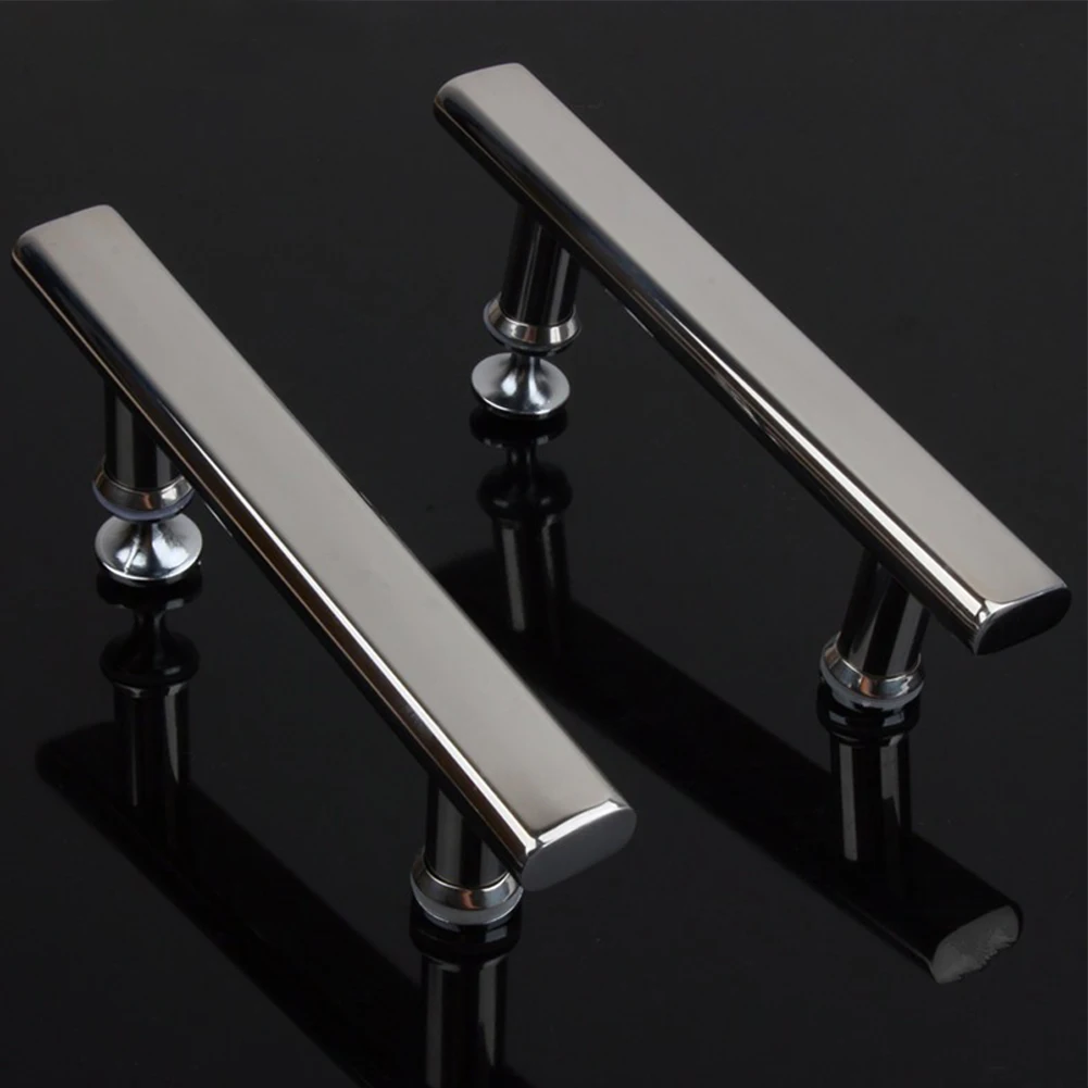 Douchedeur Handgrepen Rvs Chroom Knoppen Douche Glas Schuifdeur Handgrepen Kast Glazen Deur Meubelen Hardware