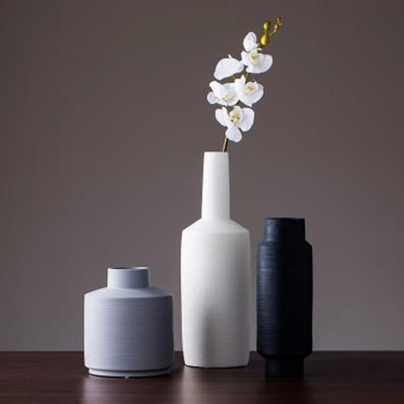 Ceramic vase, European-style art, home office restaurant bar desk table decorations, wedding decoration