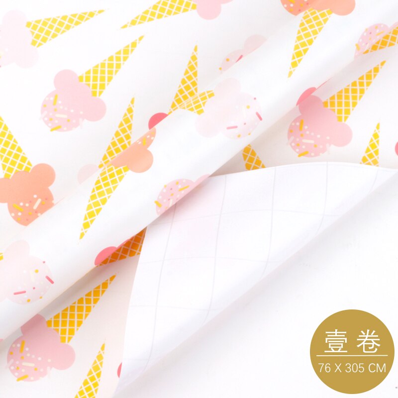 76X305Cm Inpakpapier Geschenkdoos Artware Verpakking Materiaal Kinderen Verjaardag Voor Festival Partywrapping Decor Supplies: O   73x305cm