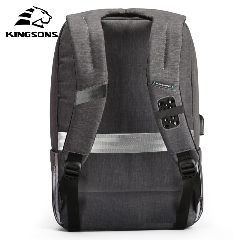 Kingsons Shockproof Air Cell Cushioning Bag Laptop Tablet Backpack Male & Female Overnighter Waterproof Anti-theft Mochila