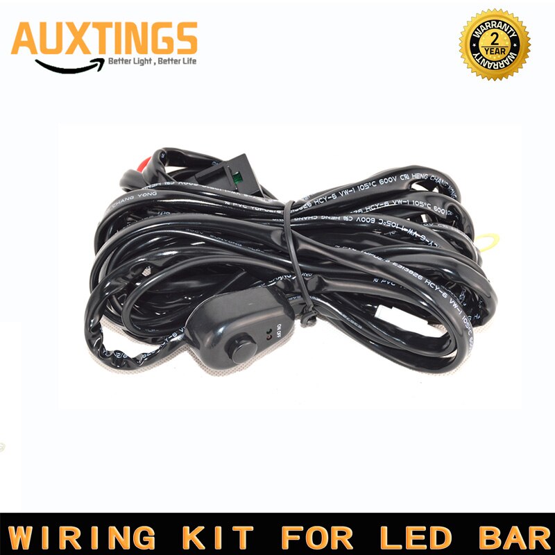 great electrical wiring waterproof Universal Car Wiring Harness Kit Loom for high power LED 4X4 Light Bar 12V