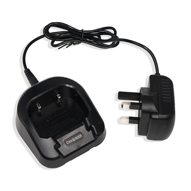 Baofeng UV-82 Walkie Talkie EU/US/UK/AU/USB/Car Charger Adapter Base For Baofeng UV 82 UV-82 UV82 Two Way Radio Accessories: UK plug with base