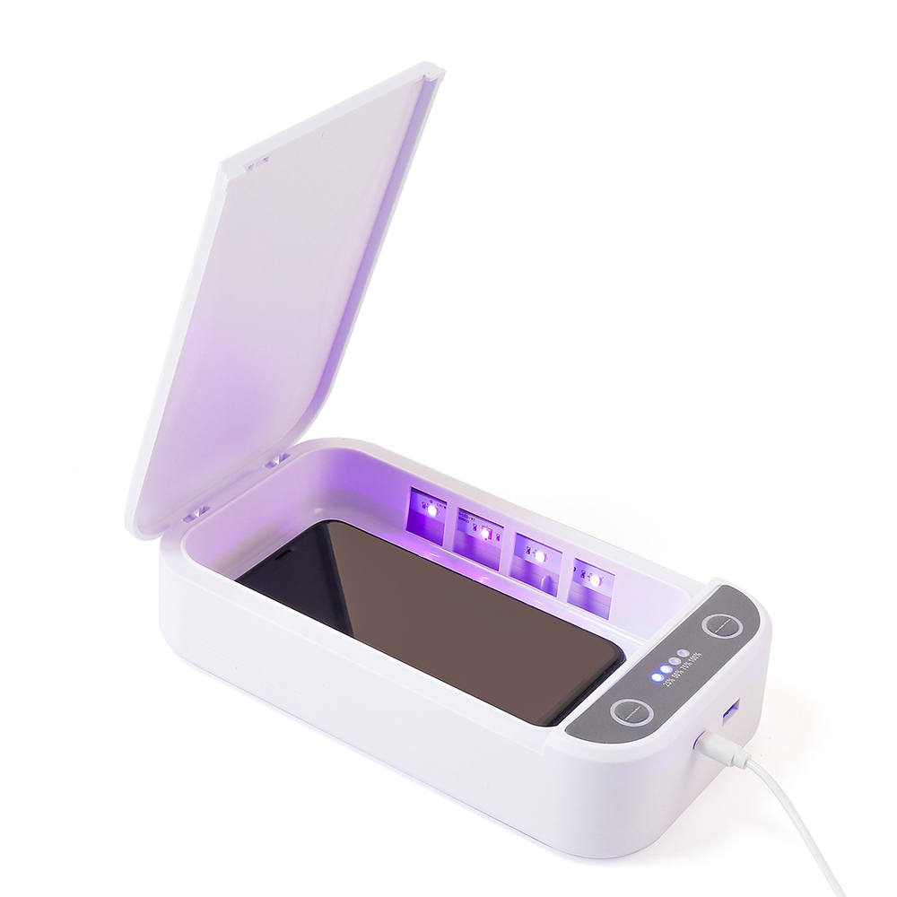 Elektrische UV-sterilisator Aromatherapie Box Multifunctionele mobiele telefoon Draadloze oplader Desinfectie Anti-bacteriën Machine